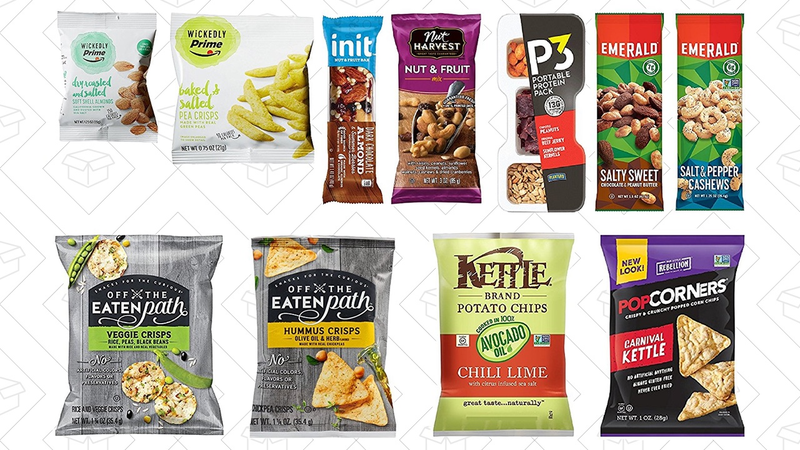 Snack Sample Box, $10 + $10 credit towards a future snack purchase